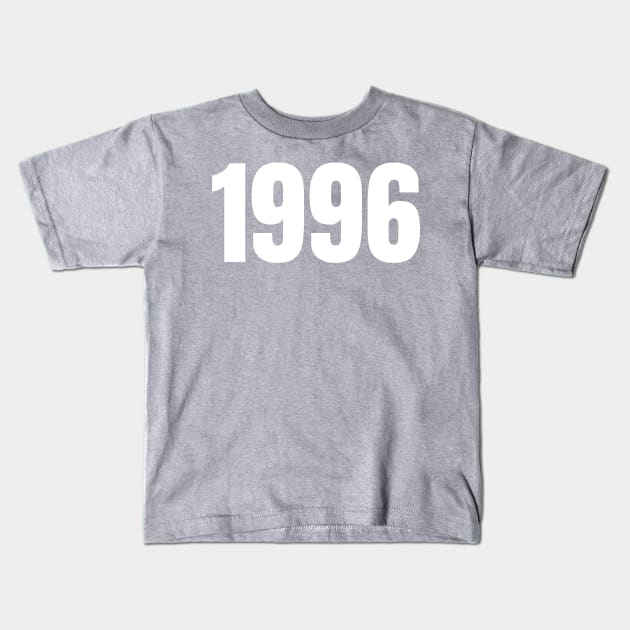 1996 Kids T-Shirt by blueduckstuff